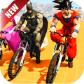 ”Superhero BMX Bicycle Racing: Impossible BMX stunt