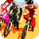 Superhero BMX Bicycle Racing: Impossible BMX stunt APK