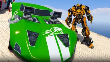 US Police Robot Transform: Superheroes Car stunt poster