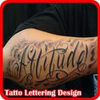 Tatto Lettering Design icono