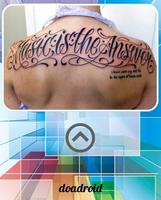 1 Schermata Tatto Lettering Design