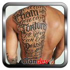 Tatto Lettering Design 아이콘