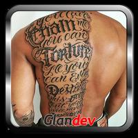 Tatto Lettering Design Affiche