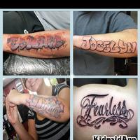 Tattoo Lettering Thiết kế bài đăng