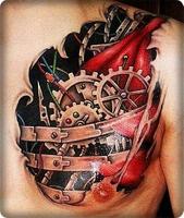 3D Tattoo Designs Affiche