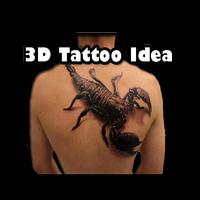 3D Tattoo Idea Affiche