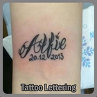 Tattoo Lettering Design icon