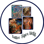 Tatouages ​​Tiger Motif icône