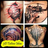 Poster 3D Tattoos Ideas