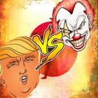 Killer Clown Trump Zeichen