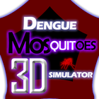 Dengue Mosquitoes 3D Zeichen