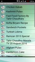 Chef Tahir Chaudhry Recipes Screenshot 1