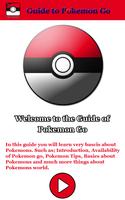 Guide to Pokemon Go (Free). پوسٹر