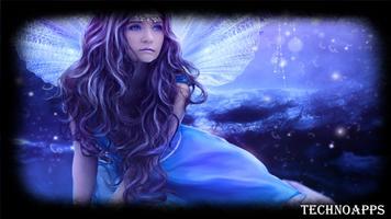 Blue Fairy Wallpaper-poster