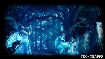 Blue Fairy Wallpaper تصوير الشاشة 2