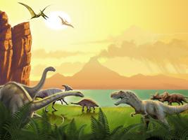 Dinosaur Wallpaper syot layar 2