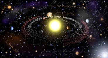 Solar System Live Wallpaper imagem de tela 1