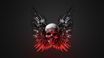 Skull Live Wallpaper ポスター