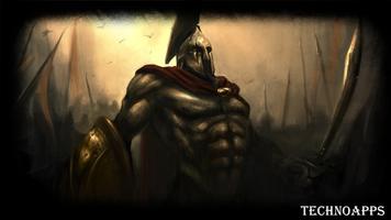 Spartan Warrior Wallpaper captura de pantalla 1