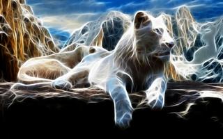 White Lion Wallpaper スクリーンショット 2