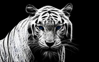 White Tiger Wallpaper imagem de tela 3