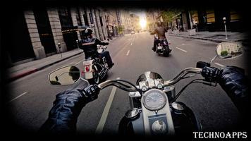 Motorcycle Traffic Wallpaper اسکرین شاٹ 3