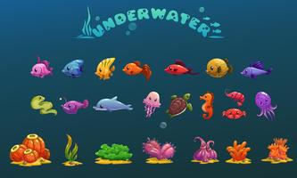 Fishing for children and the underwater world game screenshot 2