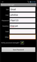 Easy Password Manager capture d'écran 1