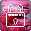 ”Macaron Sweet Yummy Dish App Lock