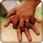 Love Hand Hold Travel Couple Valentine App Lock icon