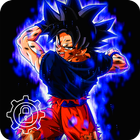 Ultra Instinct Goku Anime Screen Lock icône