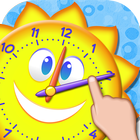 Telling Time Games For Kids ไอคอน