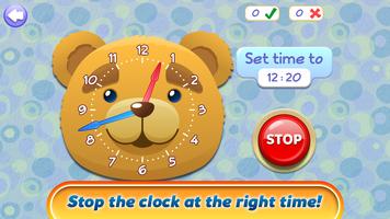 Telling Time Games For Kids ภาพหน้าจอ 3