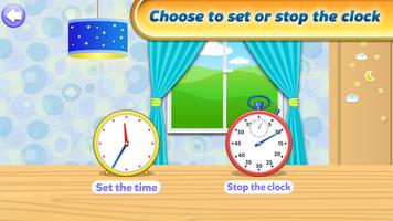 Telling Time Games For Kids ภาพหน้าจอ 1