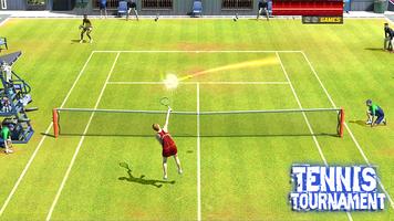 Championnat de tennis 3D capture d'écran 1