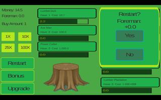 Idle Lumberjack تصوير الشاشة 1