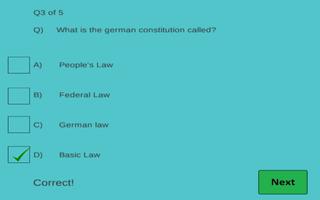 German Citizenship Test تصوير الشاشة 3