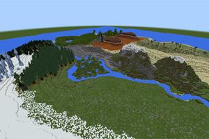 Terrain Overhaul map for Minecraft MCPE poster