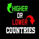 Higher or Lower Game:Countries APK