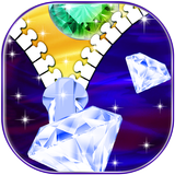 Diamond Zipper Lock Screen icon