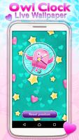 Owl Clock Live Wallpaper স্ক্রিনশট 3