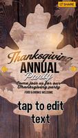 Thanksgiving Invitation Maker - Create Invitations ảnh chụp màn hình 1