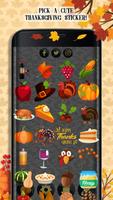 Happy Thanksgiving Photo Stickers 2017 Affiche