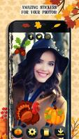 Happy Thanksgiving Photo Stickers 2017 Ekran Görüntüsü 1