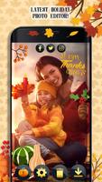 Happy Thanksgiving Photo Stickers 2017 capture d'écran 3