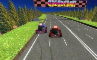 3D Crazy Karts Racing Affiche