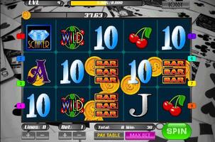 Poker Pool Casino Slot Machine постер