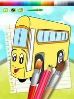 City Bus Coloring Book Kids imagem de tela 1