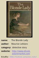 The Blonde Lady Poster