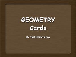 Geometry Cards Affiche